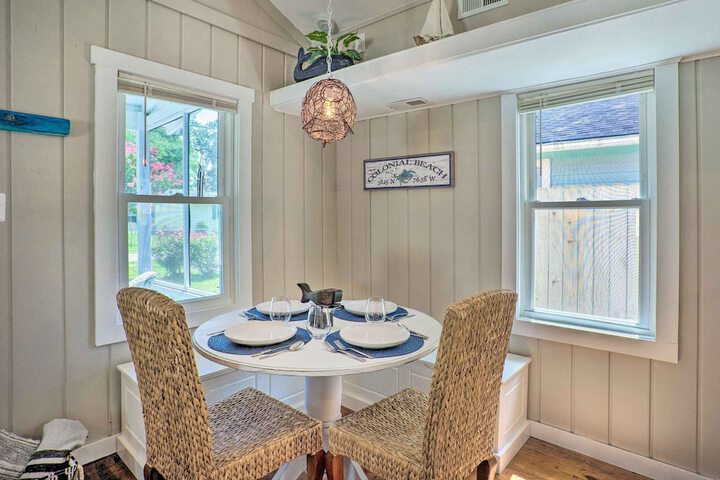 Chic Cottage w / Private Yard: Steps to Beach!