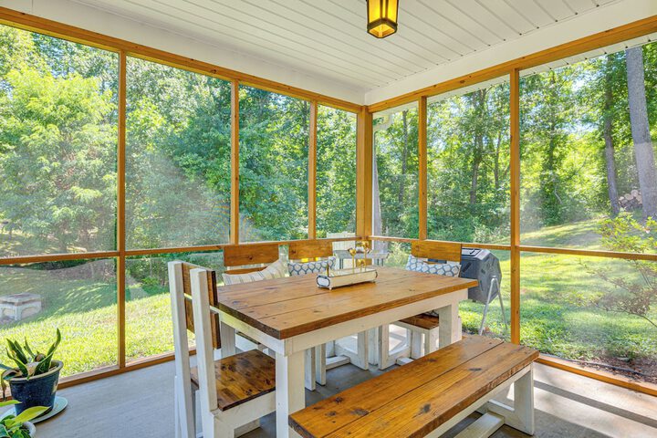 Candler Home w / Porch & Backyard: Near Asheville!