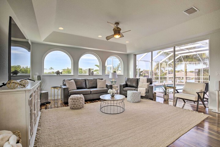 Heated Pool / spa & Dock: Apollo Beach Home on Canal