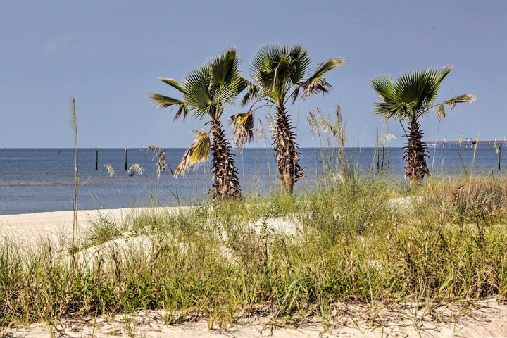 the Palm Bay St. Louis Home - Walk to Beach!