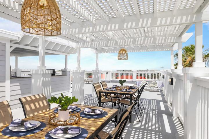 1 Block to Beach Newly Renovated 6bdr w / Rooftop Views Sand Dune by Avantstay