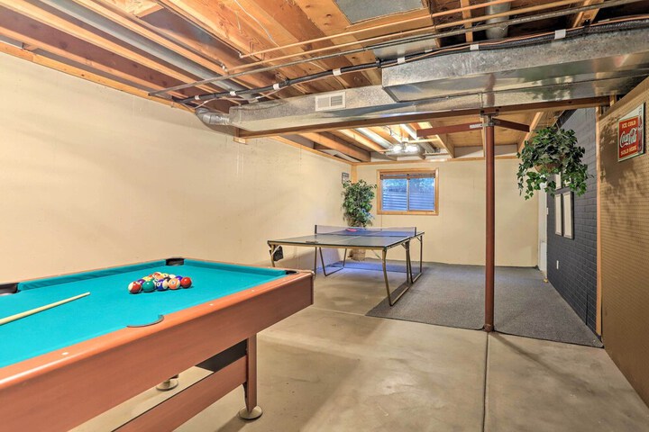 Near Parks & Lakes: Arvada Home w / Game Room