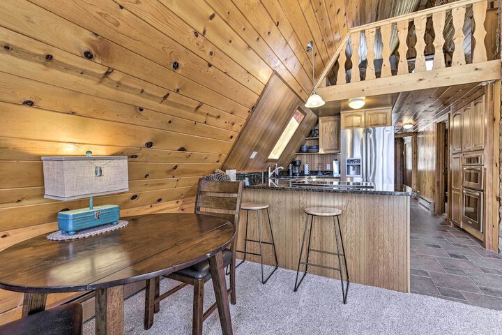 A-frame Cabin w / Private Boat Dock!