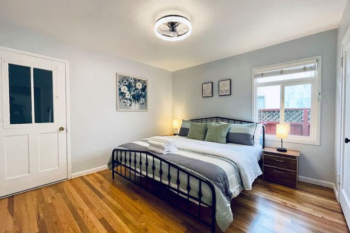 Sanmateo Cozy Central 3b1b Home Garage Parking AC