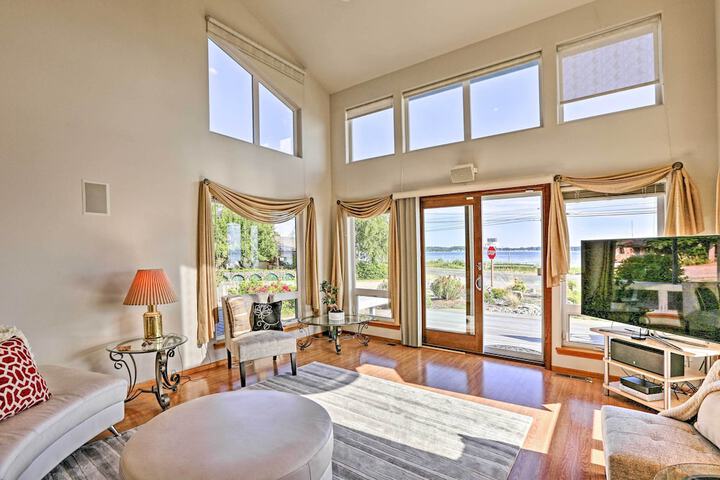 Birch Bay Waterfront Home - Steps to Beach!