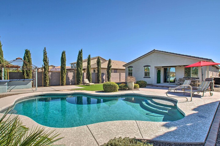 Pool & Covered Patio: San Tan Valley Home