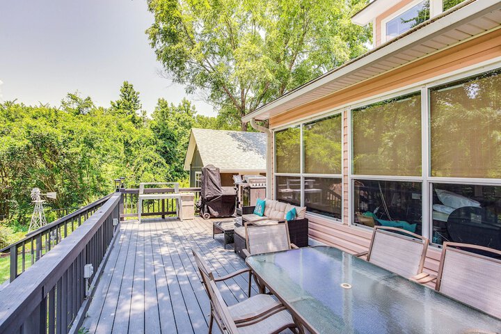 Lake Holbrook Waterfront Vacation Rental w / Dock!