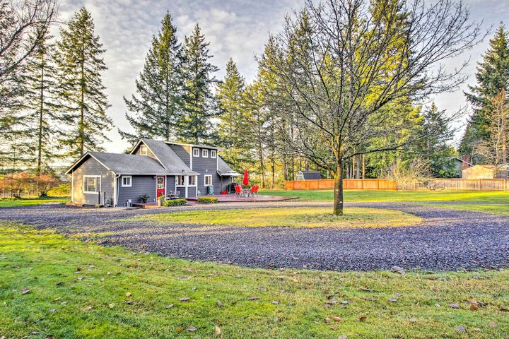 Peacock Hill Retreat on 1 Acre 1 Mi to Harbor