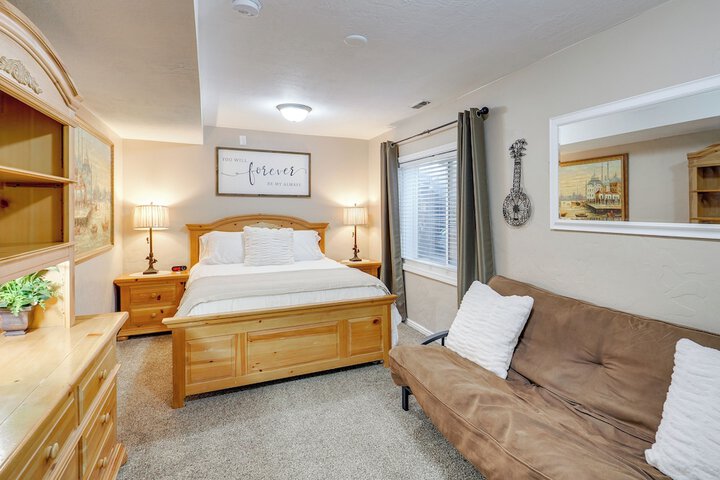 Game Room + Hot Tub: Salt Lake City Area Apt