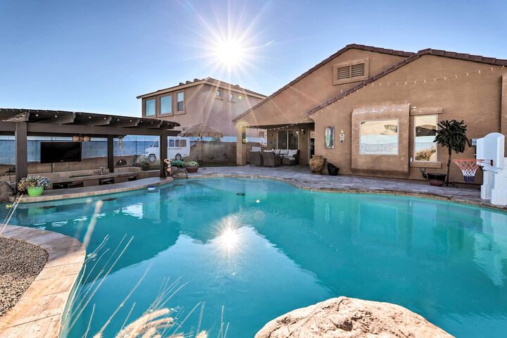 Maricopa Home w / Swim-up Bar Heated Pool & Slide