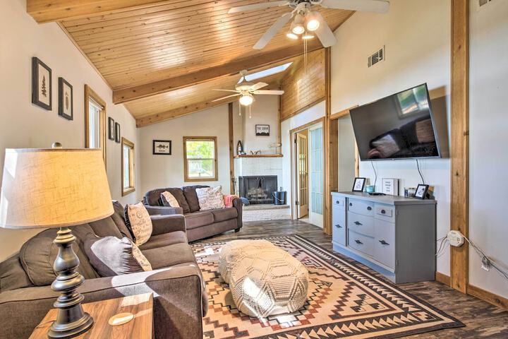 Waterfront Onamia Retreat w / Dock & Fire Pit!
