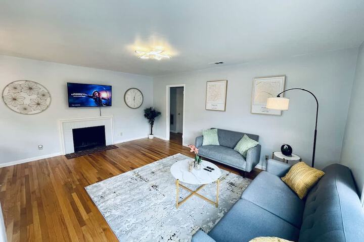 Sanmateo Cozy Central 3b1b Home Garage Parking AC