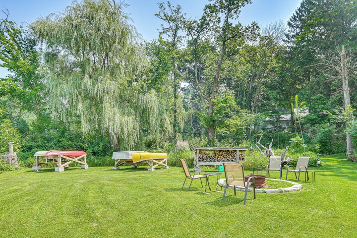 On-site Trails: Rock River Retreat in Jefferson!