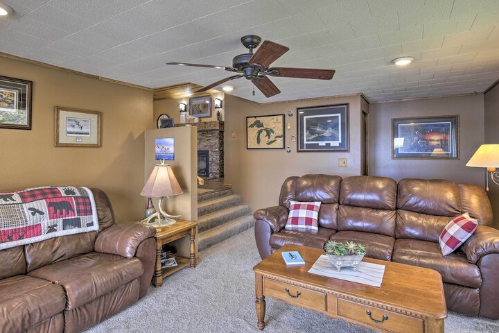 Pet Friendly - Rice Lake Home w / Private Dock!