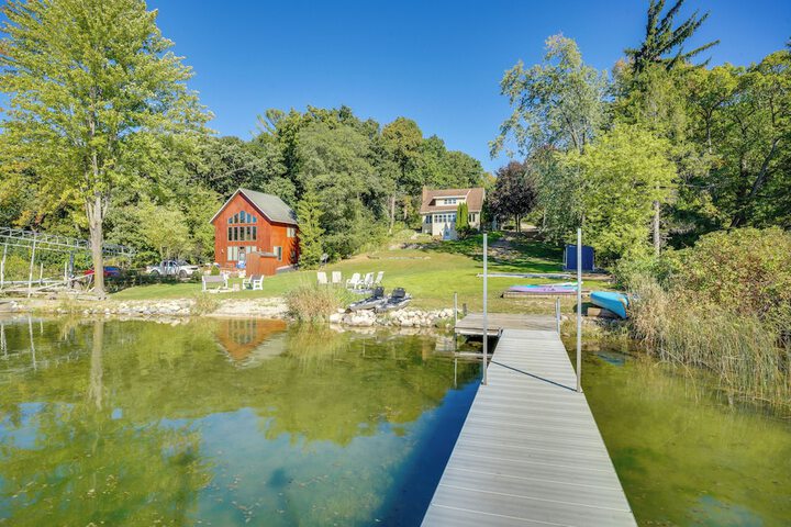 Waterfront Fond du Lac Home on Deneveu Lake!