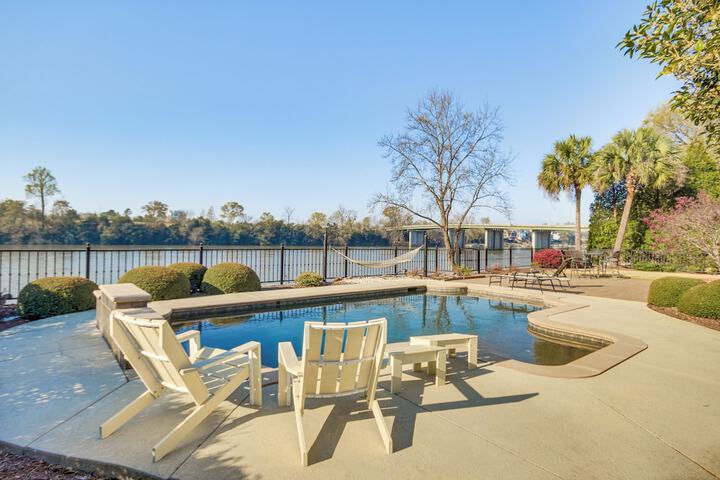 Riverfront North Augusta Home w / Private Pool!