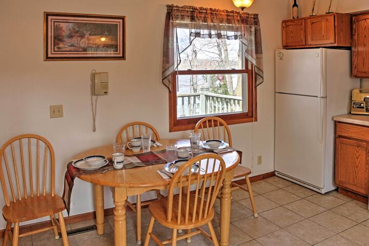 Cozy Balsam Lake Home: Deck Private Dock + Kayaks