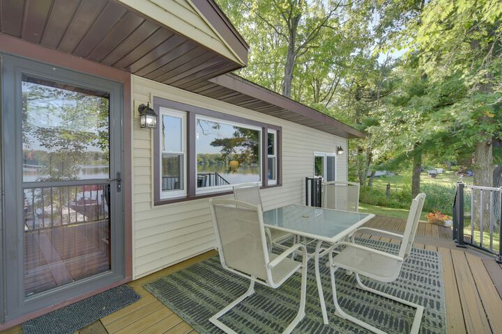 Pet Friendly - Rice Lake Home w / Private Dock!