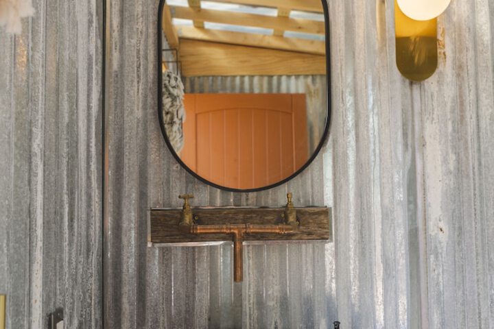 The Peacock Yurt at Camposanto ATX Glamping on Lake Travis