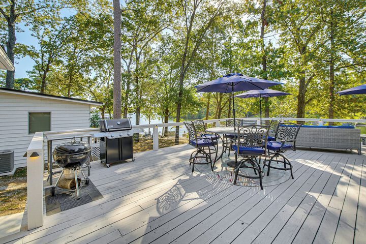 Hot Springs Lakefront Home w / Dock & Water Views!