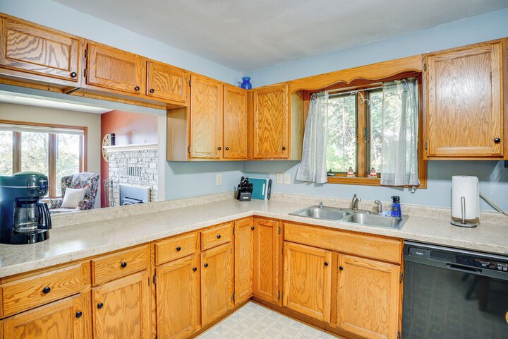 Waterfront Fond du Lac Home on Deneveu Lake!