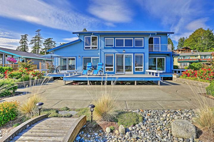 Birch Bay Waterfront Home - Steps to Beach!