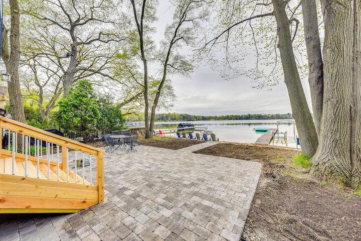 Lakefront Burlington Vacation Rental: Dock + Beach