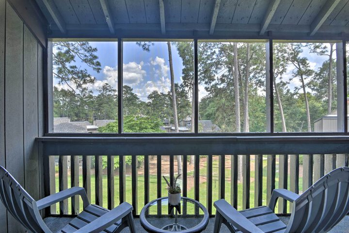Condo by Pinehurst Golf Course w / Peaceful Patio