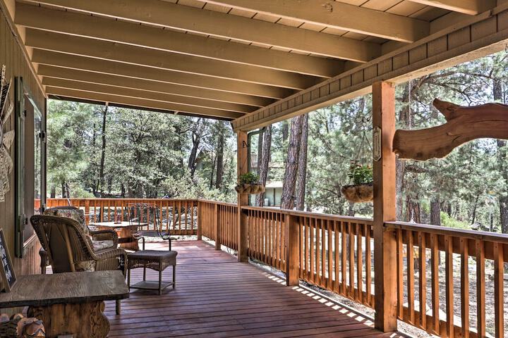 hilda's Cabin Mtn-view Retreat in Pine!