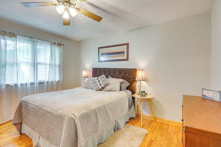 Walk to Restaurants: Stockton Home w / Game Room