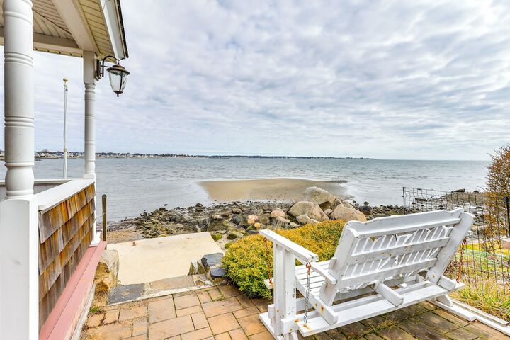 Dreamy Waterfront Westbrook Home on Private Beach
