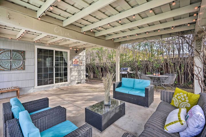 1 Mi to Main Street Sutter Creek: Poolside Oasis!