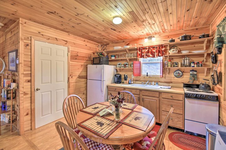 Peaceful Mountain City Cabin w / Porch & Fire Pit