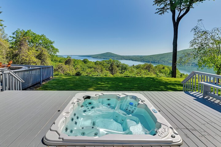 Finger Lakes Vacation Rental w / Hot Tub & Pool