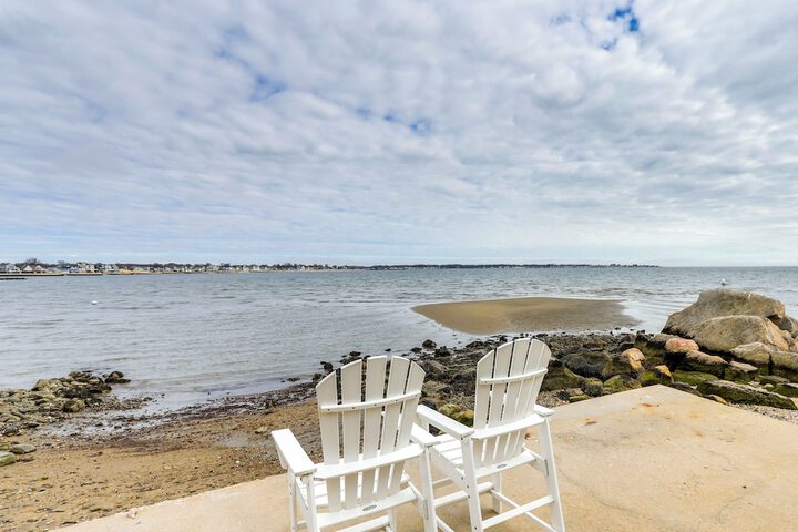 Dreamy Waterfront Westbrook Home on Private Beach