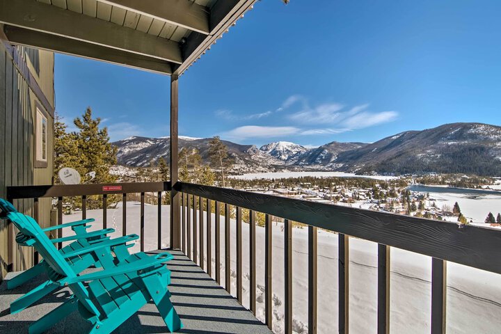 Grand Lake Condo: Best Lake View + Panoramic Deck