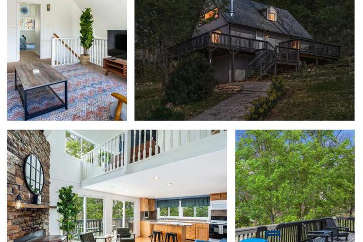 Hot Tub Wraparound Deck, & WiFi at Chalet Cabin