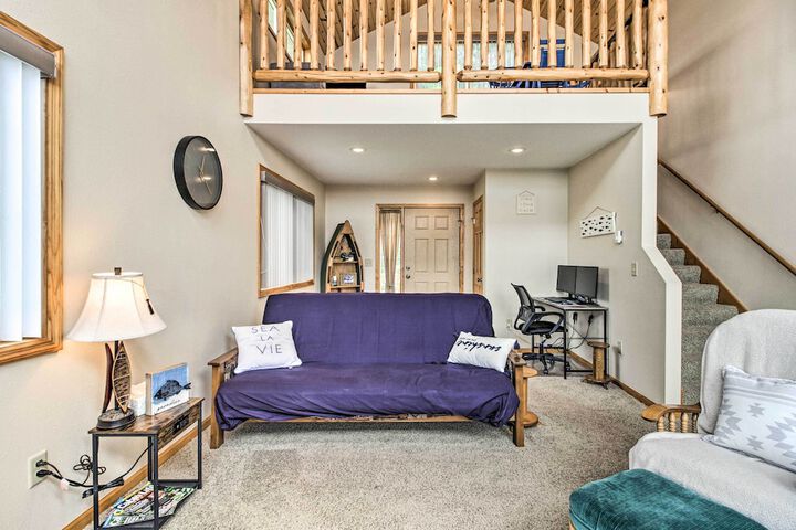 Dock & Fire Pit: Shamineau Lake Retreat!