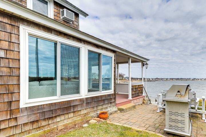Dreamy Waterfront Westbrook Home on Private Beach