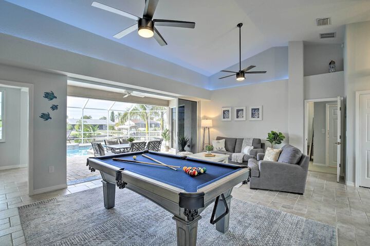 Heated Pool / spa & Dock: Apollo Beach Home on Canal
