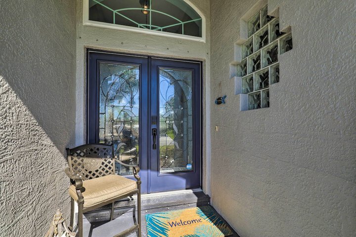 Heated Pool / spa & Dock: Apollo Beach Home on Canal
