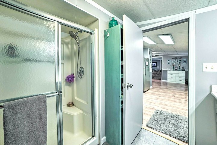 Riverfront Home w / Dock 6 Mi to Cheboygan!